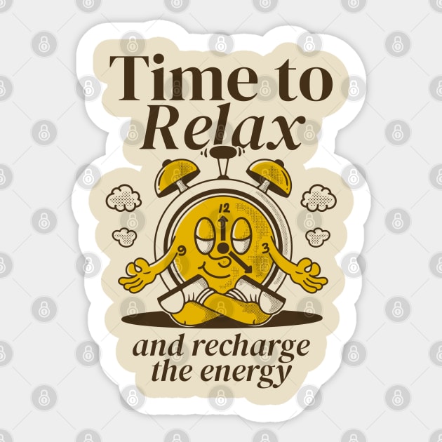 Time to relax Sticker by adipra std